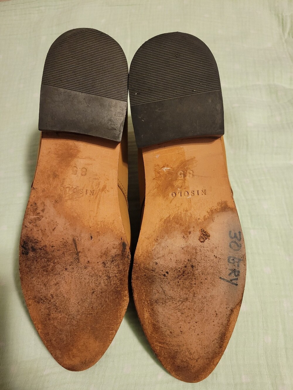 Nisolo Isa Suede Leather Lace Up Chukka Booties, Sand Suede - Size 8.5 - Picture 12 of 16